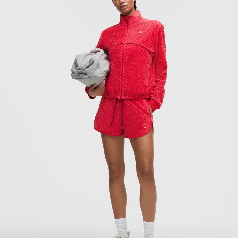 Lululemon *SET* SOLD OUT Court Rival Velvet Terry 2 piece Set size XL
